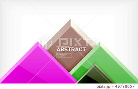 Square geometric background Square geometric background 49738057