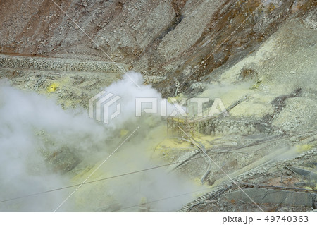 大涌谷　噴気孔 49740363