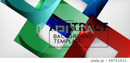 Background with color squares composition, modern Background with color squares composition, modern 49741012