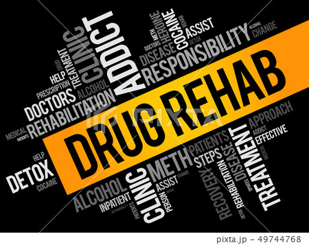 Drug Rehab word cloud collage Drug Rehab word cloud collage 49744768