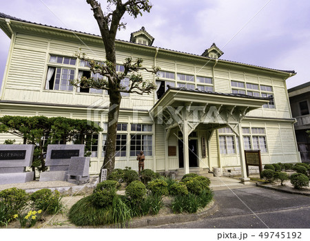 岡山県高梁市 紺屋川美観地区 高梁市郷土資料館 旧高梁北小学校校舎 岡山県高梁市 紺屋川美観地区 高梁市郷土資料館 旧高梁北小学校校舎 49745192