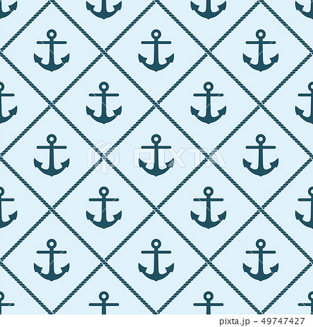 イカリのパターン-シームレス イカリのパターン-シームレス 49747427