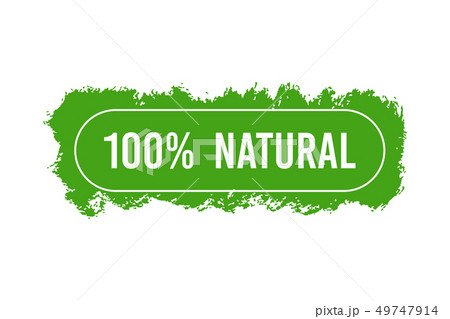 Organic natural product badge 49747914
