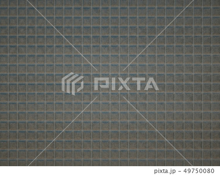 Leather square stitched grey texture or background 49750080