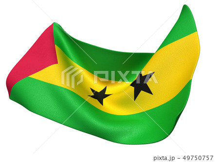 サントメ 国旗 比率1:2 サントメ 国旗 比率1:2 49750757