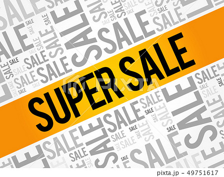 SUPER SALE words cloud 49751617