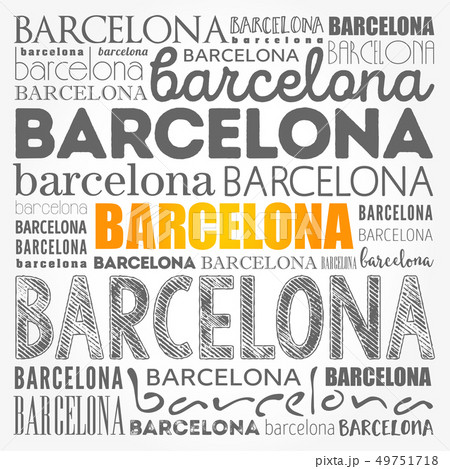 Barcelona wallpaper word cloud 49751718