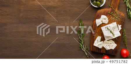 Greek cuisine concept 49751782