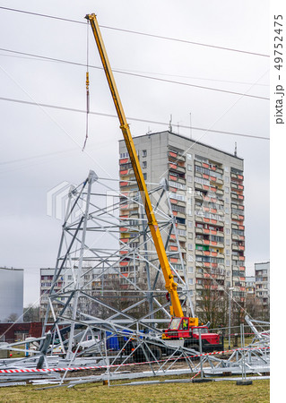 new high voltage power line steel support assembly in city 49752475