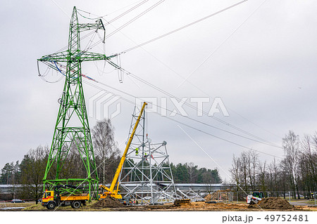 new high voltage power line steel support assembly in city 49752481