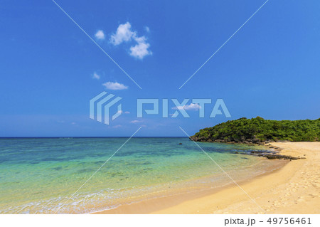 シークレットビーチ 沖縄の海 シークレットビーチ 沖縄の海 49756461