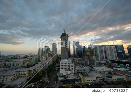 フィリピン・マニラ BGC 都市風景 夜景 49758027