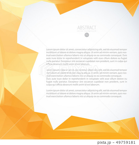 Red triangle background banner brochure template Red triangle background banner brochure template 49759181