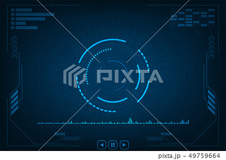 Vector technology in the concept of audio. 49759664