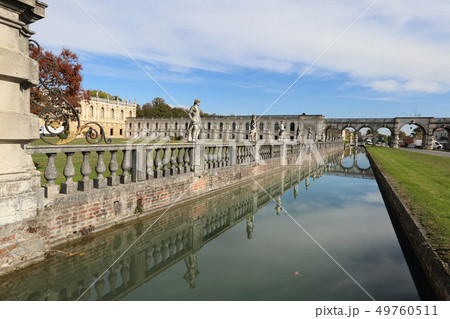 baroque architecture of Villa Contarini, Italy 49760511