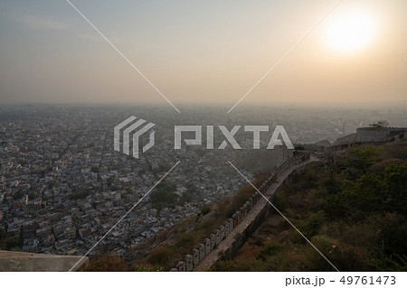 タイガーフォートから見るジャイプールの風景 49761473