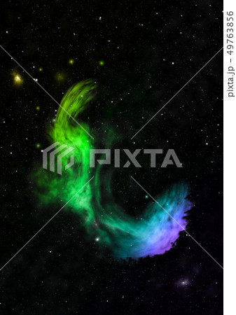 Small part of an infinite star field. 3D rendering 49763856