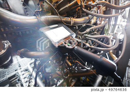 Inspection of a gas turbine engine using a Video 49764636