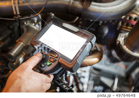 Inspection of a gas turbine engine using a Video 49764648