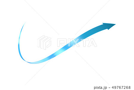 矢印 曲線 カーブ 49767268