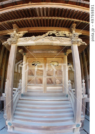 信州　安曇野　松川村　細野神社の金比羅社　安曇野の名匠　浅川豊八の造立 49769891