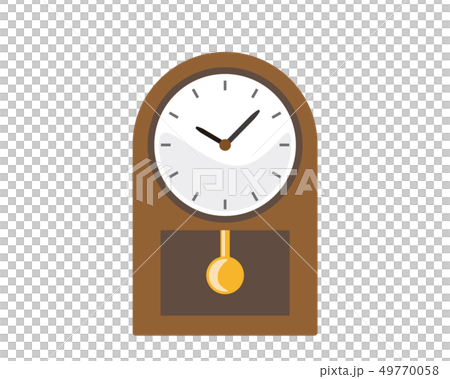 時計 時間 アイコン 置時計 針のイラスト素材