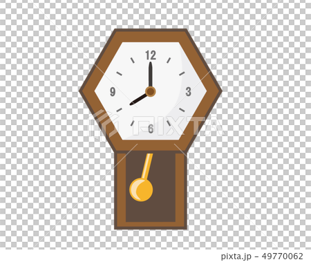 時計 時間 アイコン 置時計 針のイラスト素材