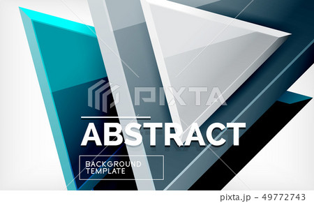 Triangles repetiton geometric abstract background, Triangles repetiton geometric abstract background, 49772743