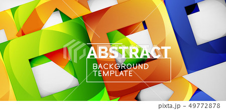 Abstract geometric background. Glossy square Abstract geometric background. Glossy square 49772878