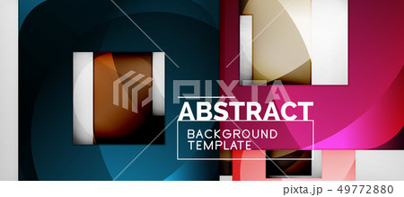 Abstract geometric background. Glossy square Abstract geometric background. Glossy square 49772880