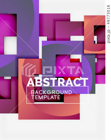 Geometric minimal abstract background with 49773016