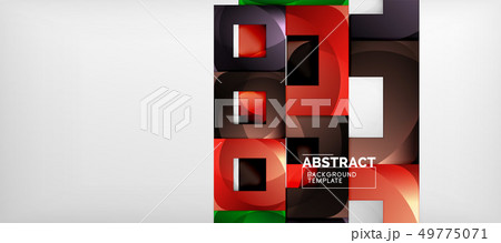 Square background, abstract squares on grey, Square background, abstract squares on grey, 49775071