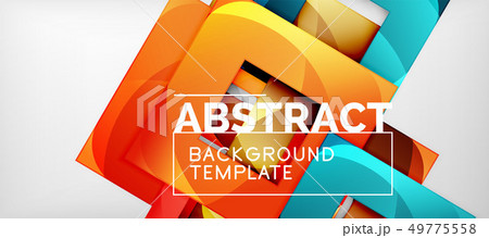 Background with color squares composition, modern 49775558