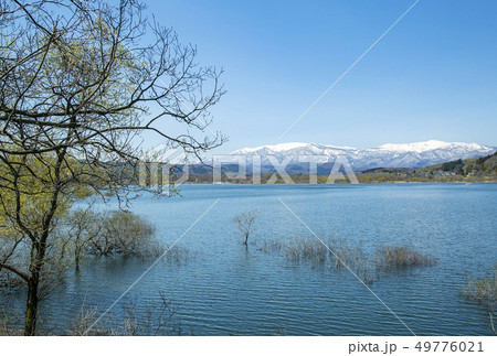 釜房湖 蔵王山 釜房湖 蔵王山 49776021