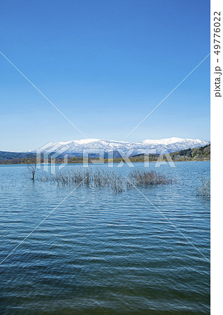 釜房湖　蔵王山 49776022