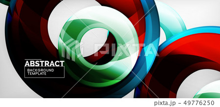 Modern geometric circles abstract background, Modern geometric circles abstract background, 49776250
