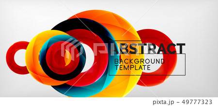 Vector rings abstract background 49777323