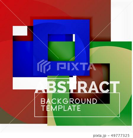 Modern geometric abstract background 49777325