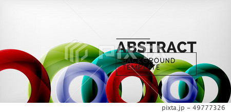 Vector rings abstract background 49777326