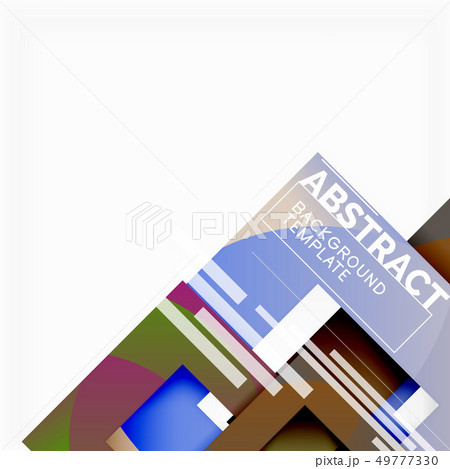 Background abstract squares, geometric minimal 49777330