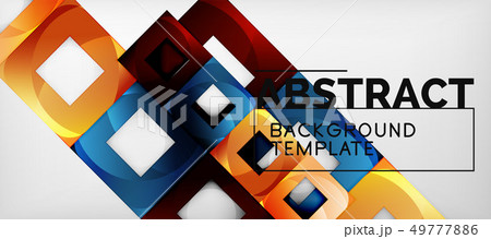 Abstract geometric background. Glossy square Abstract geometric background. Glossy square 49777886