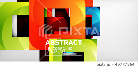 Abstract geometric background. Glossy square Abstract geometric background. Glossy square 49777964