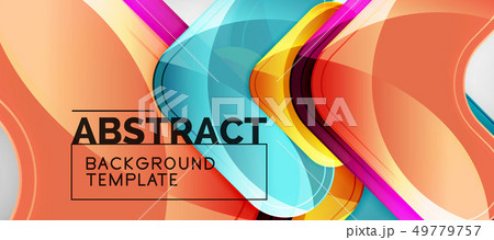 Techno lines, hi-tech futuristic abstract 49779757
