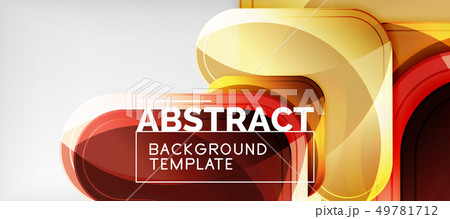 Techno lines, hi-tech futuristic abstract 49781712
