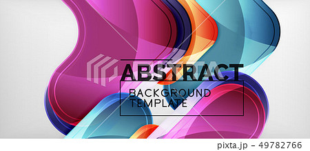 Techno lines, hi-tech futuristic abstract 49782766