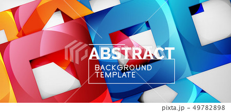 Background with color squares composition, modern 49782898