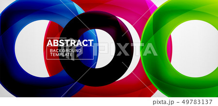 Vector circles abstract background Vector circles abstract background 49783137