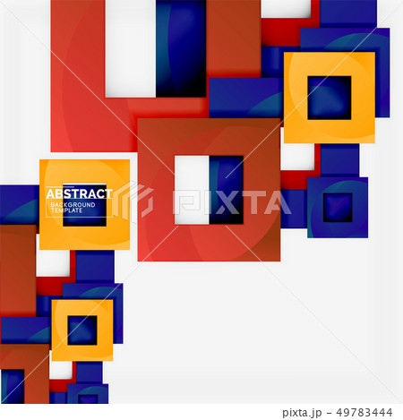 Background abstract squares, geometric minimal 49783444