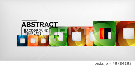Background with color squares composition, modern 49784192
