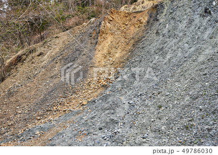 長野県 糸魚川静岡構造線 北川露頭 長野県 糸魚川静岡構造線 北川露頭 49786030